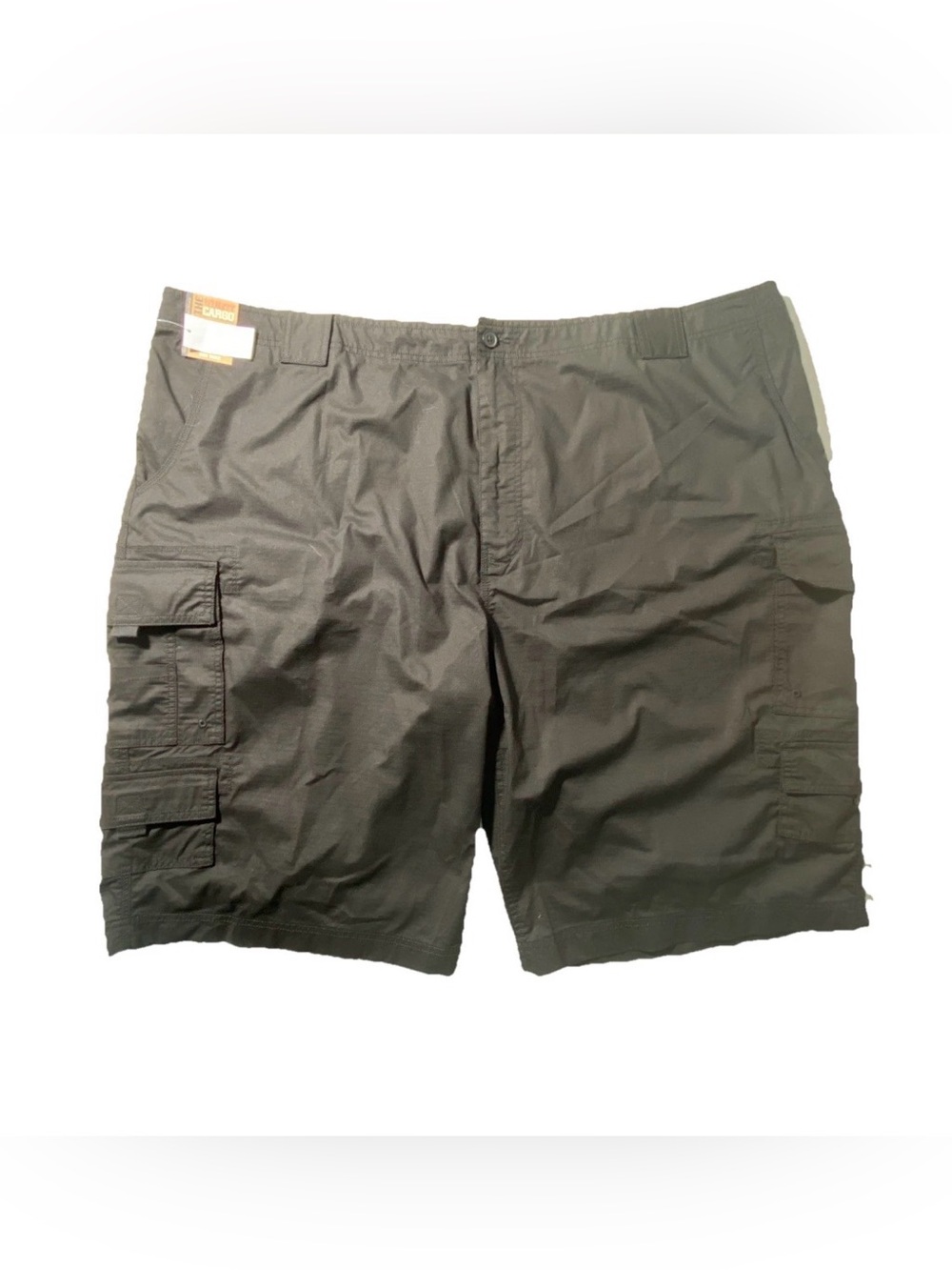 NEW Big Mens 52 Roundtree & Yorke The Utility Cargo Short Cotton 13"I Black $70